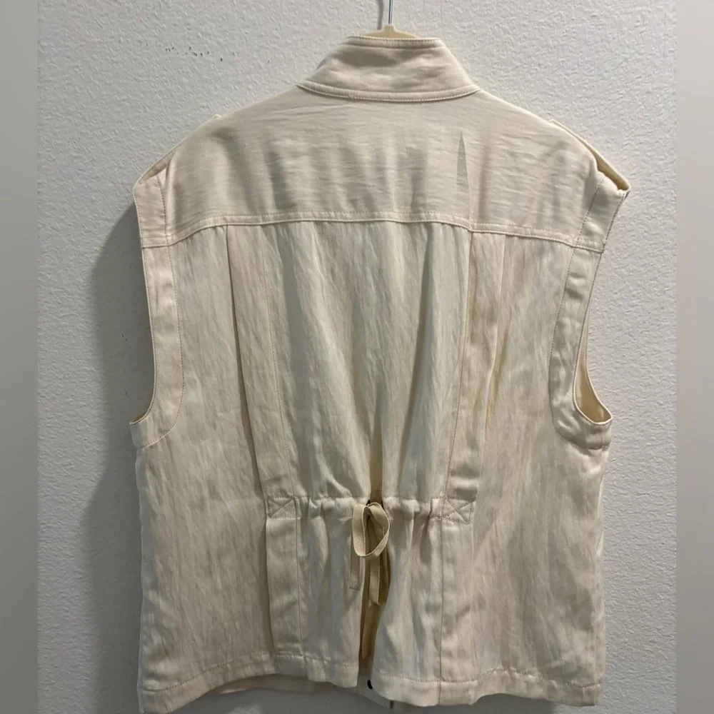 Anthropologie Silky Utility Vest, size S - Picture 7 of 8
